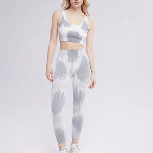 Ultimate Tie-Dye Sports Set - Perfect for Yoga, Running, and Cycling.