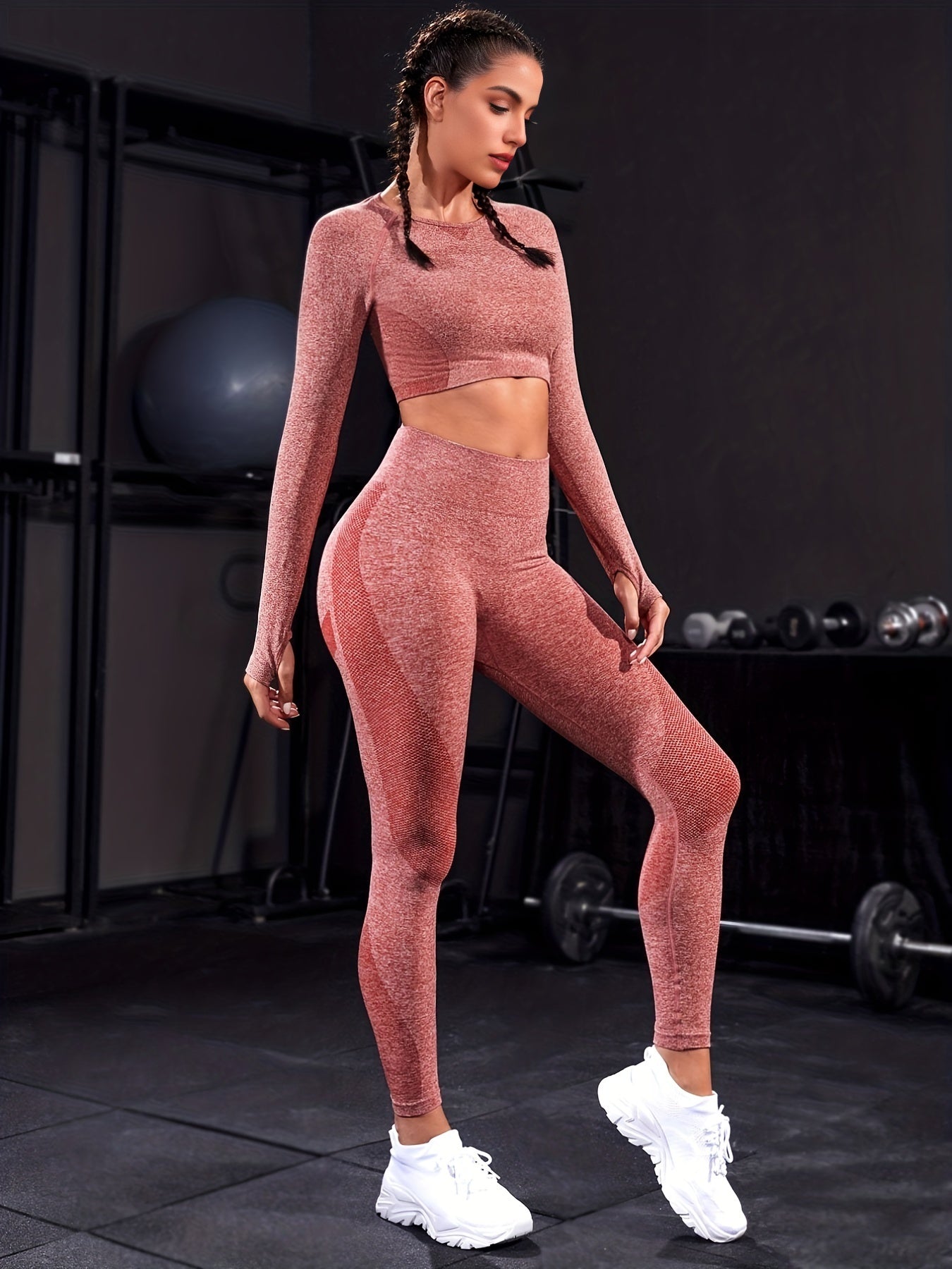 Look & Feel Your Best with This 2-Piece Yoga Workout Suit for Women!.