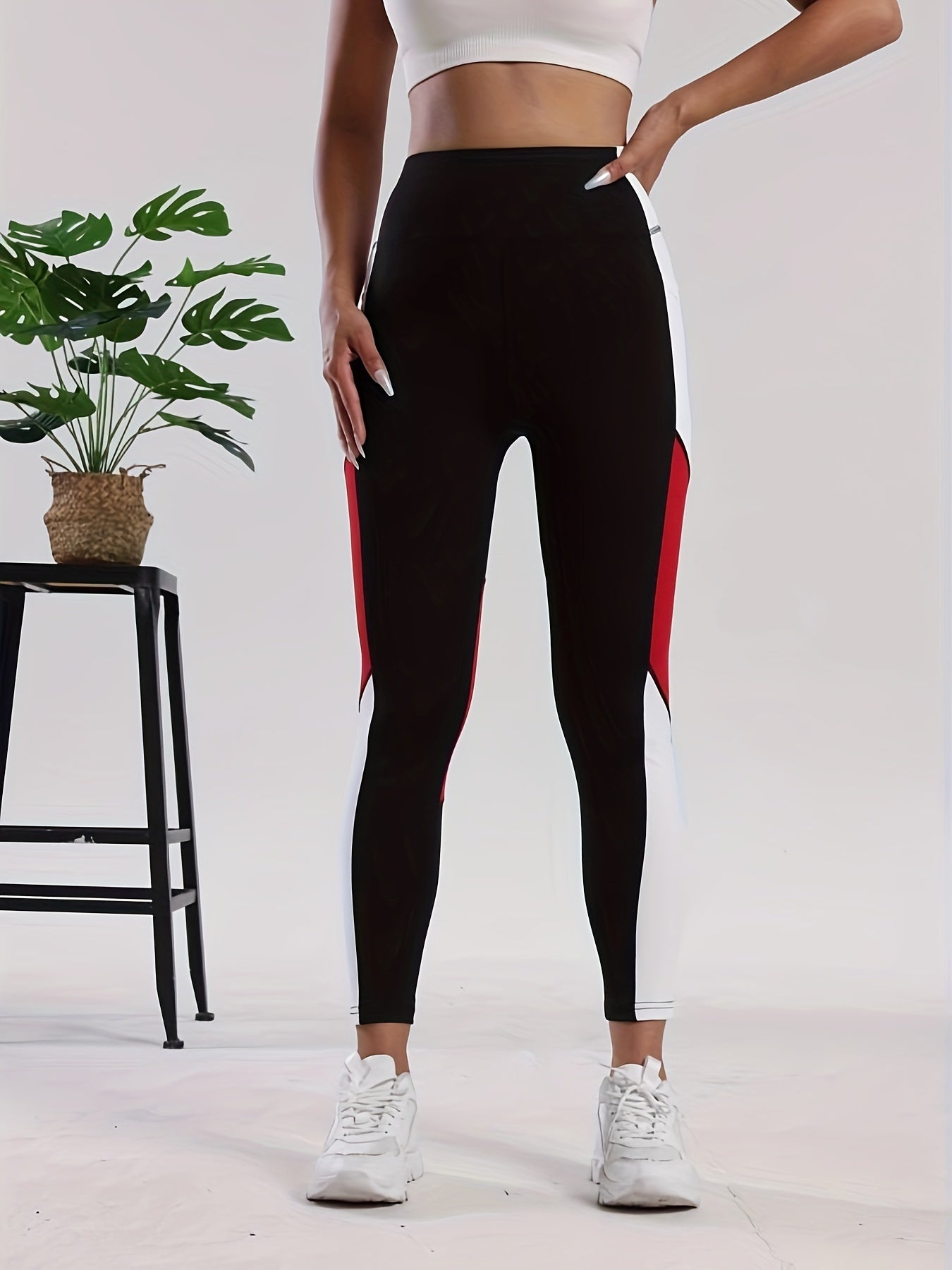 Ultimate Comfort and Style: Women's High Waist Yoga Pants with Pockets - Perfect for Any Workout!.