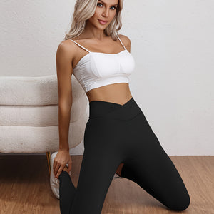 Seamless Stretch Yoga Leggings, Butt Lifting Fitness Sports Tight Pants, Women's Activewear.