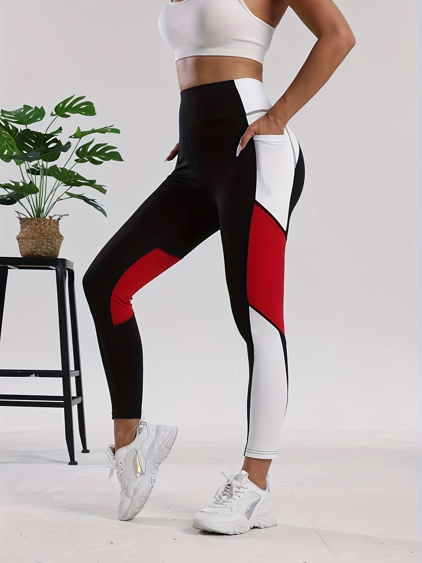 Ultimate Comfort and Style: Women's High Waist Yoga Pants with Pockets - Perfect for Any Workout!.